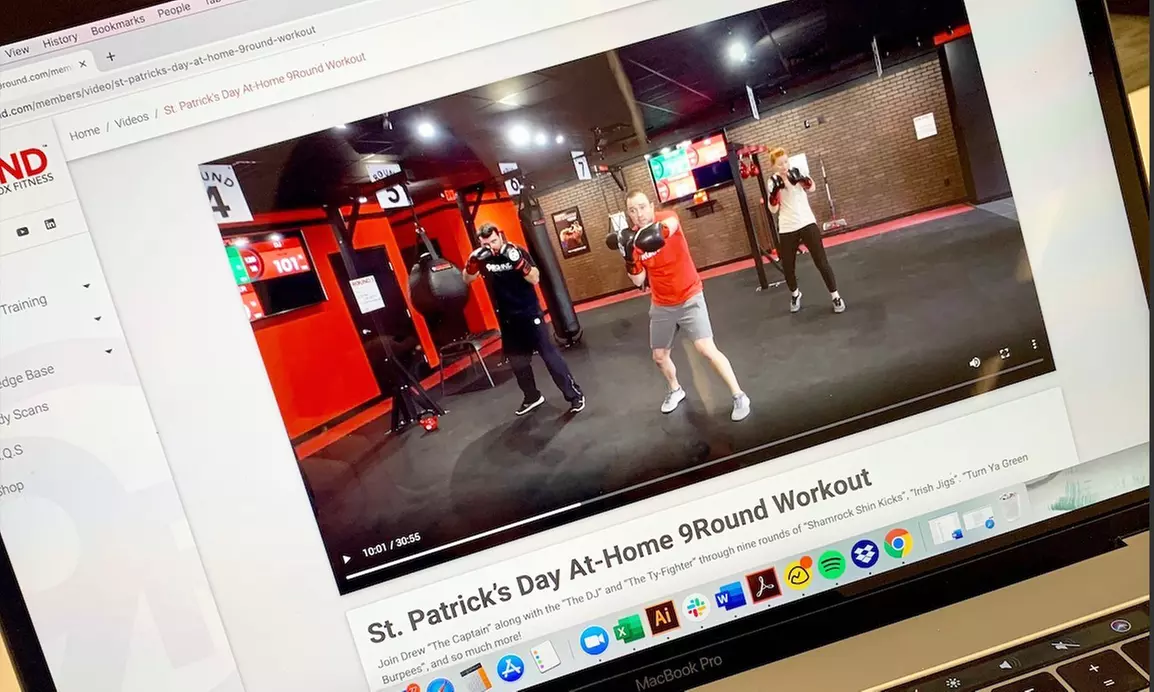 Virtual Fitness Classes with at 9Round Fitness (Up to 39% Off). Two Options Available. - Primary Image