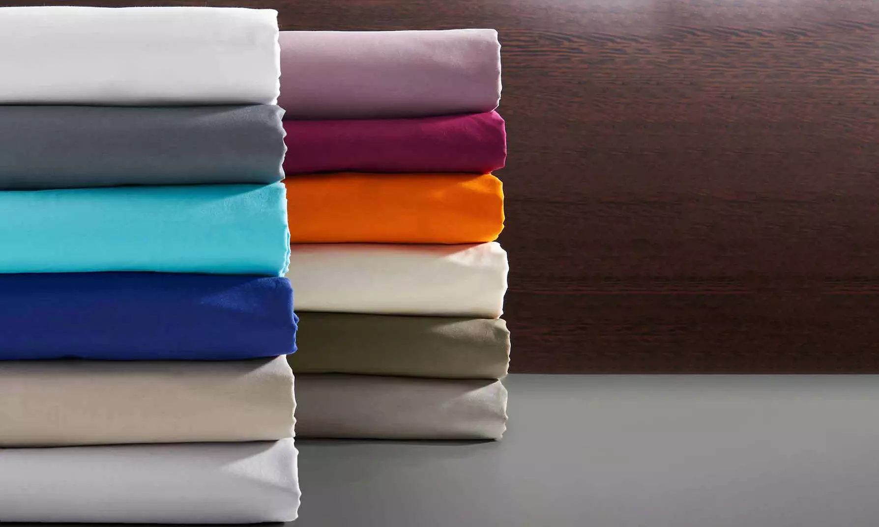 Draps plats en coton 100%