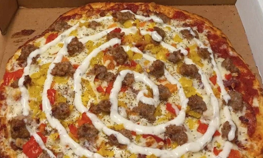 Image 3: Grab two 16-inch pizzas, Family takeout pack, Take-out bundle  