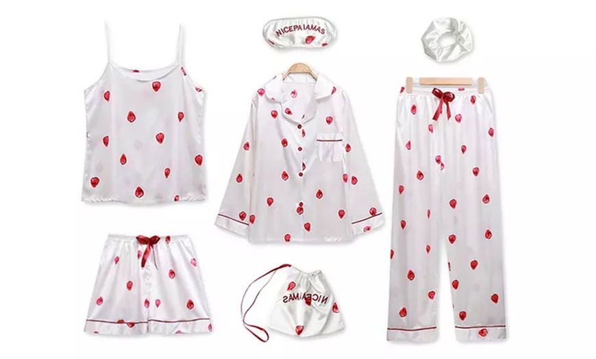 Image 19: Women's Seven-Piece Pyjamas Set