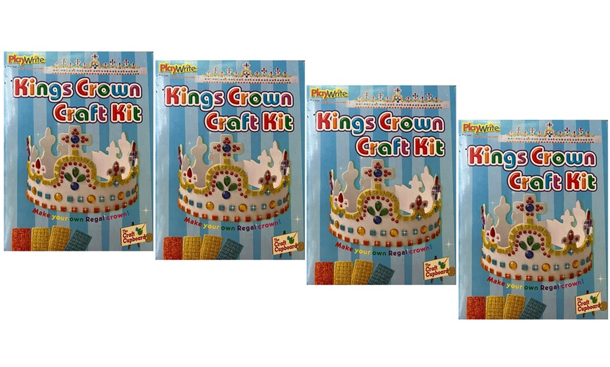 Image 3: One, Two or Four King's Crown Craft Kits