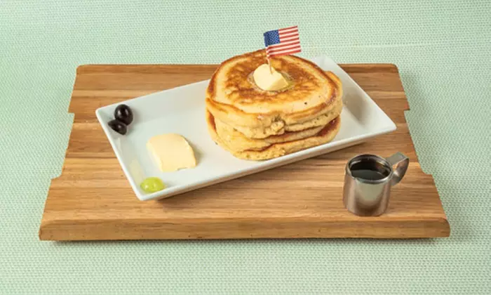 Hausgemachte American Style Pancakes für bis zu 4 Personen