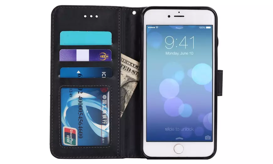 Image 8: Etui pour iPhone en suède PU