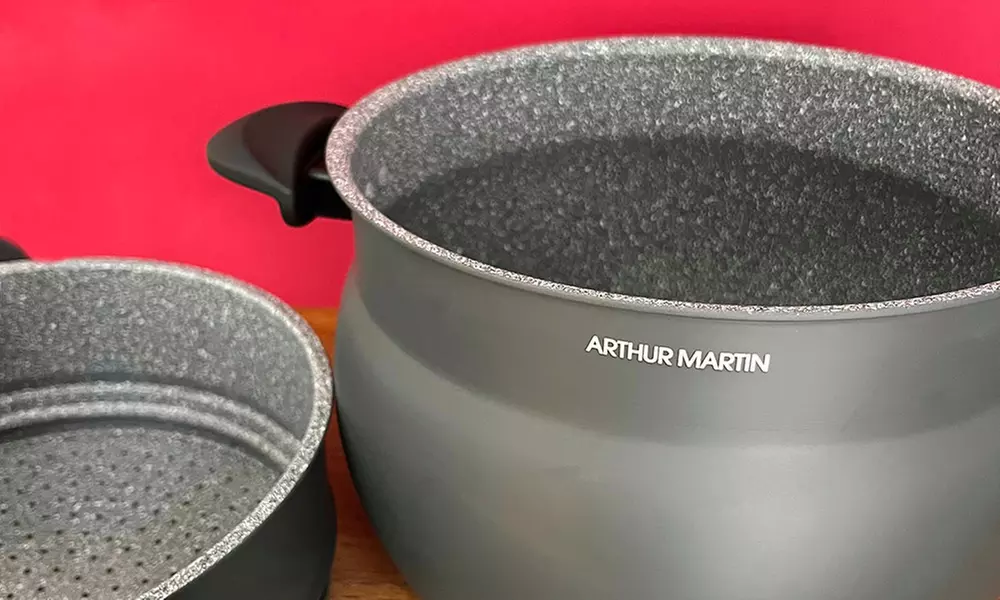 Couscoussier 10L d'Arthur Martin en aluminium