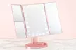 Tri-Fold LED Makeup Mirror - Image 3
