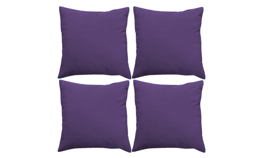 Image 11: 4pk Waterproof Outdoor Cushions