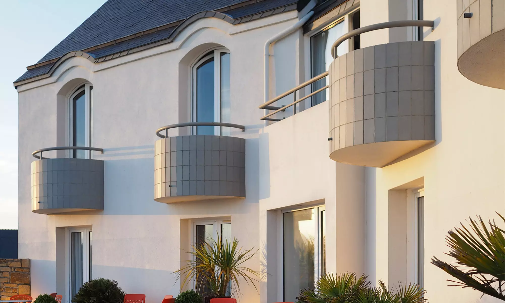 Plouguerneau : chambre double vue mer avec petit-déjeuner en option