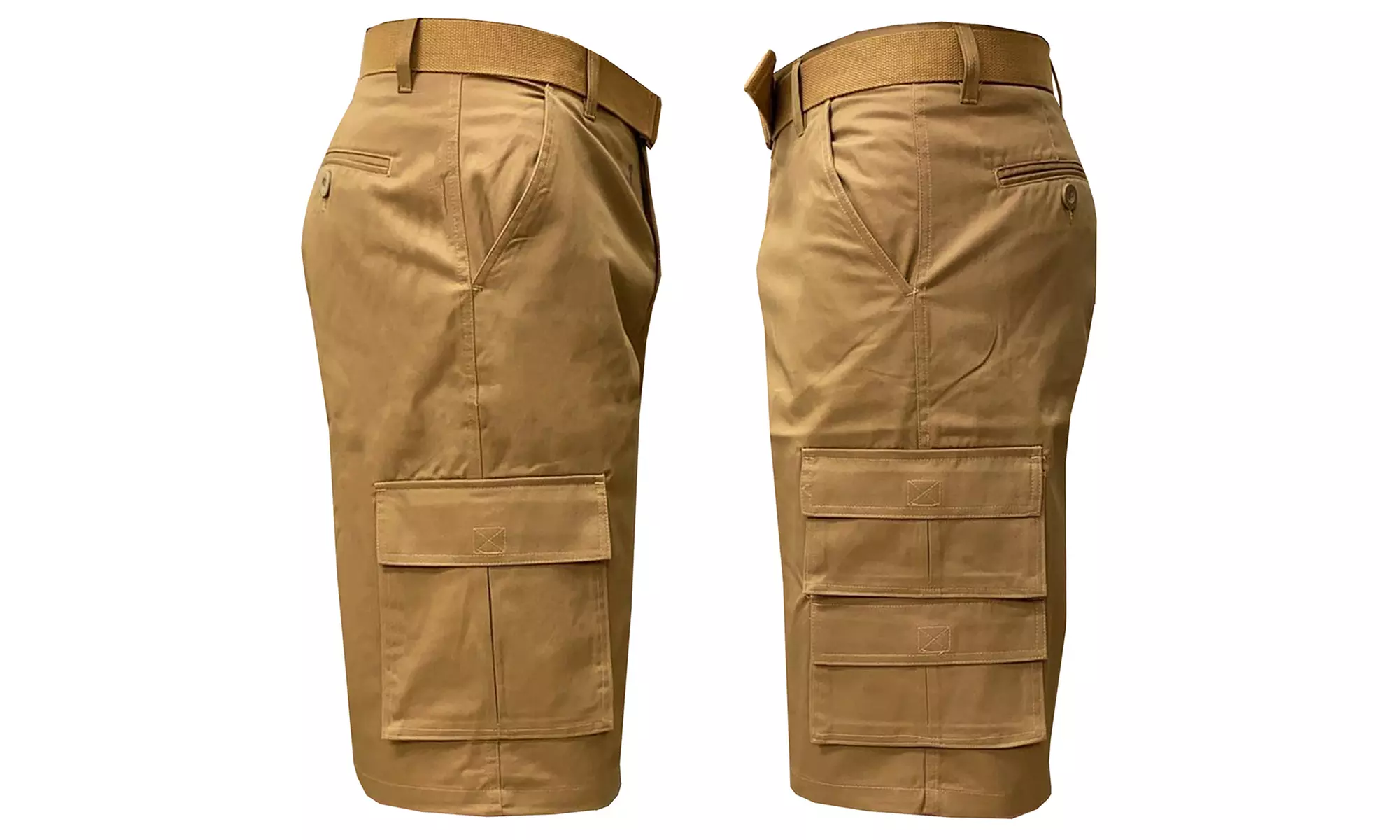Men's 7-Pocket Belted 13" Cargo Shorts (30–42) - Second Medium