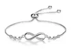 1 ou 2 bracelets d'amitié Crystal Infinity avec des cristaux - Second Medium