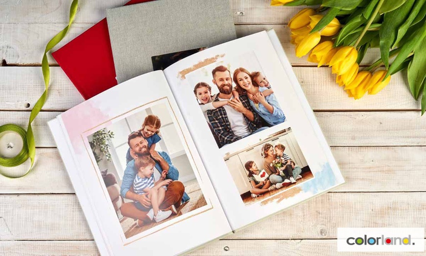 Image 1: Livre photo premium A4 avec Colorland