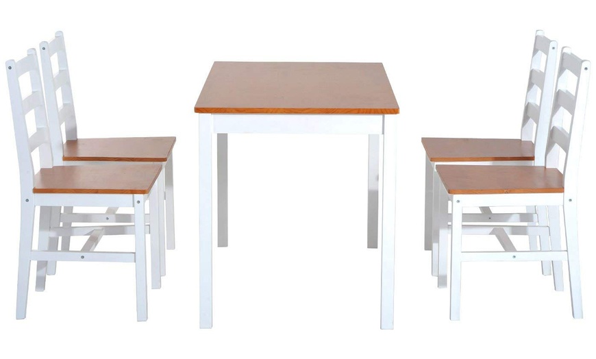 Image 3: Five-Piece Dining Set