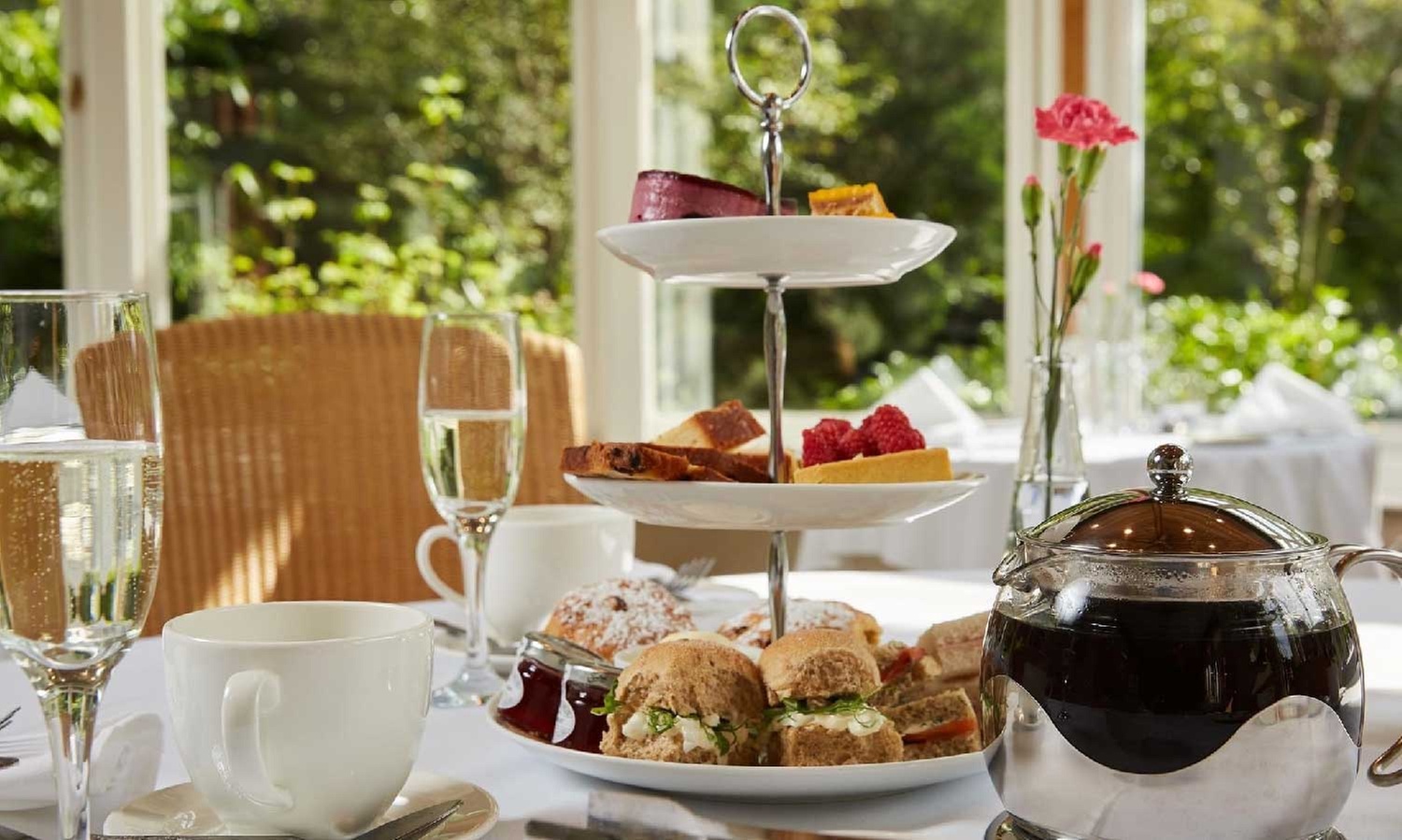 Delight with Luxury Afternoon Tea with Prosecco for Two or Four