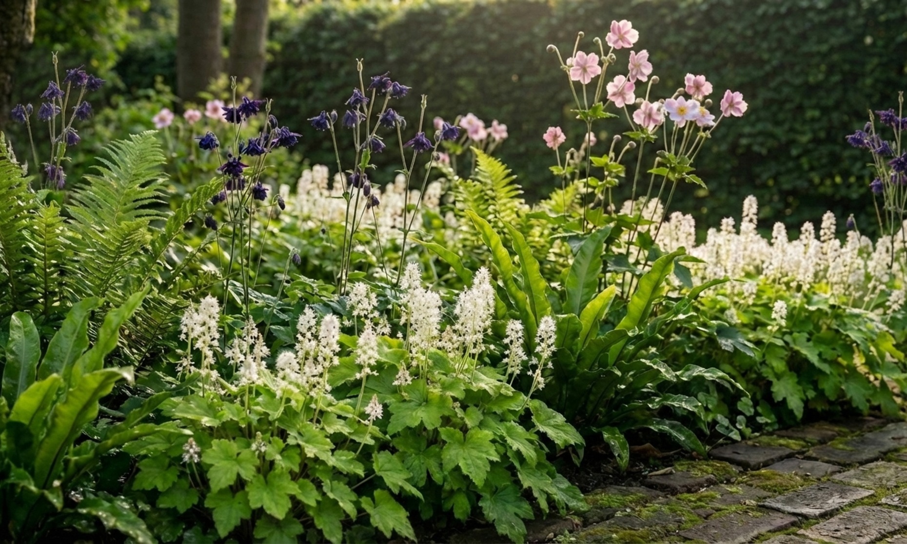 Mehrjähriges 8er-Staudenbeet-Set „Nora“