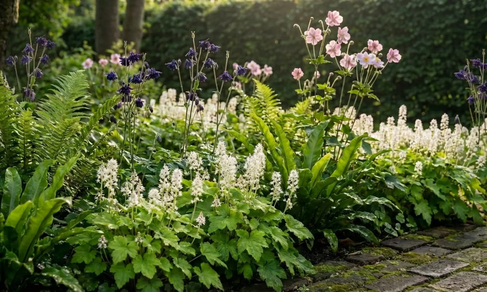 Mehrjähriges 8er-Staudenbeet-Set „Nora“