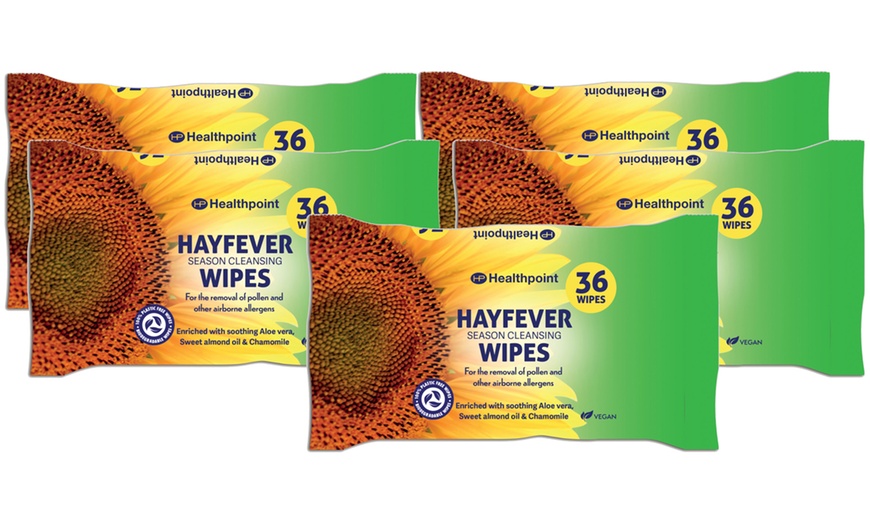 Image 3: 3, 5 or 10 Sets of 36-Pack Healthpoint Hayfever Wipes