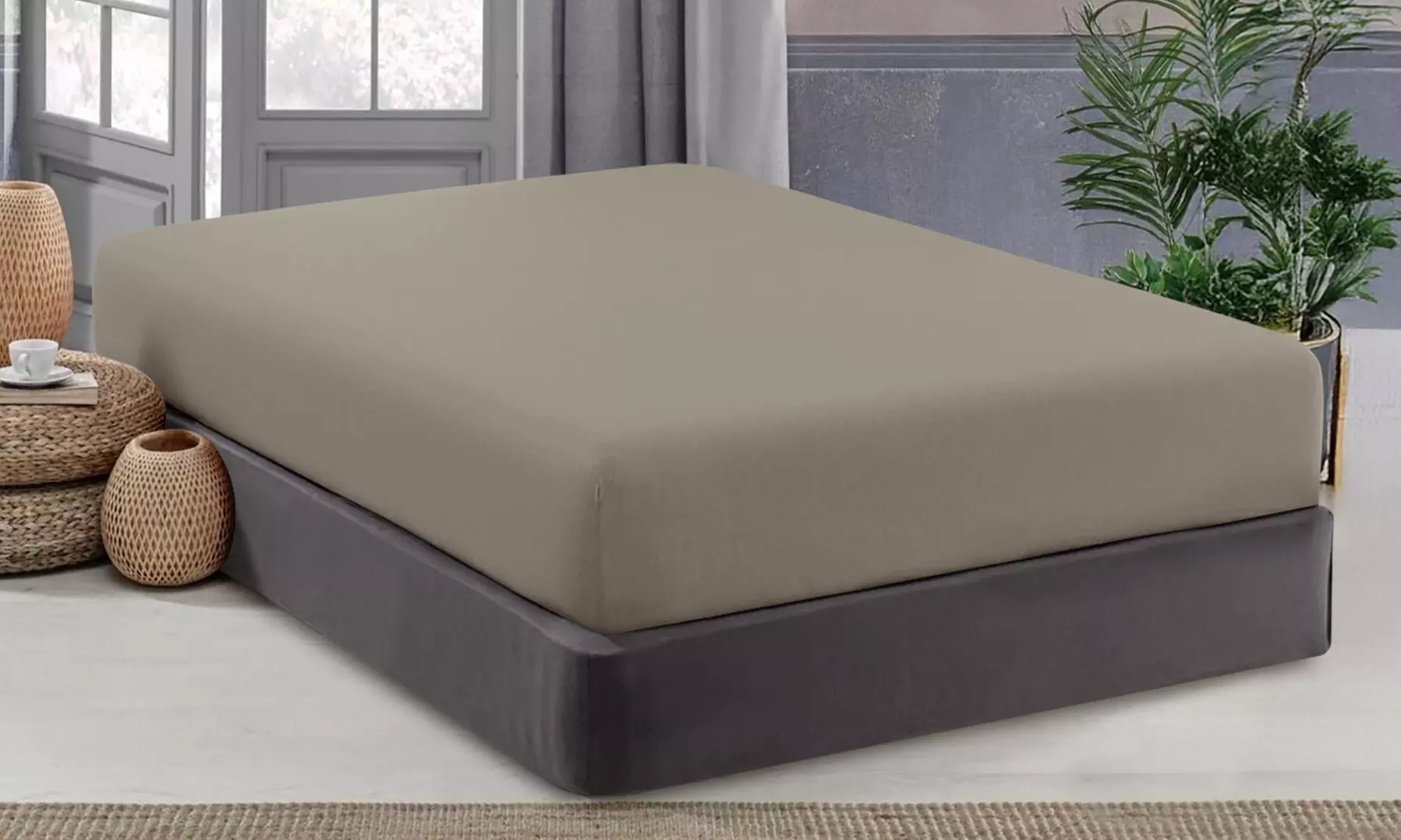 Lenzuolo sotto con angoli no stiro