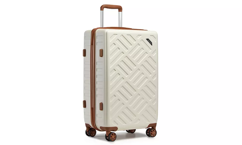 1 or 3 harde koffers met geometrisch patroon