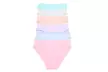 Angelina Bikini Panties with Lace Waist Design (6-Pack) - Second Medium