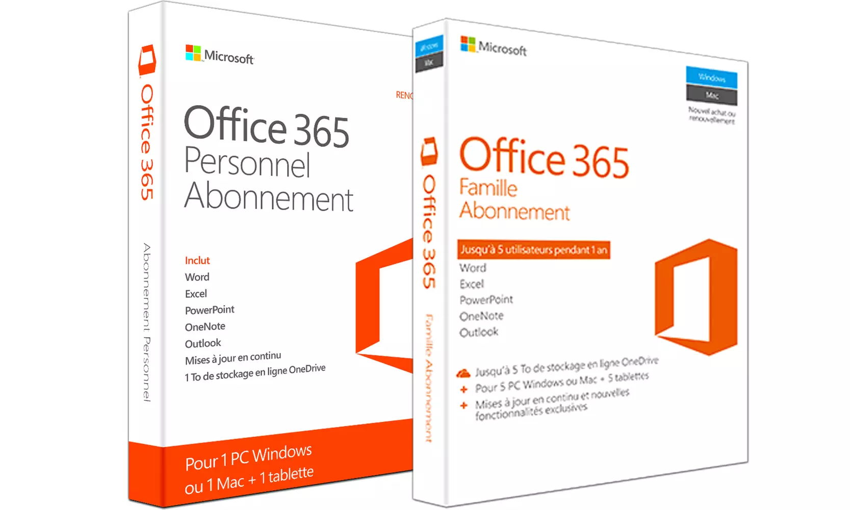 Microsoft Office 365 Personnel ou famille, un an - Primary Image