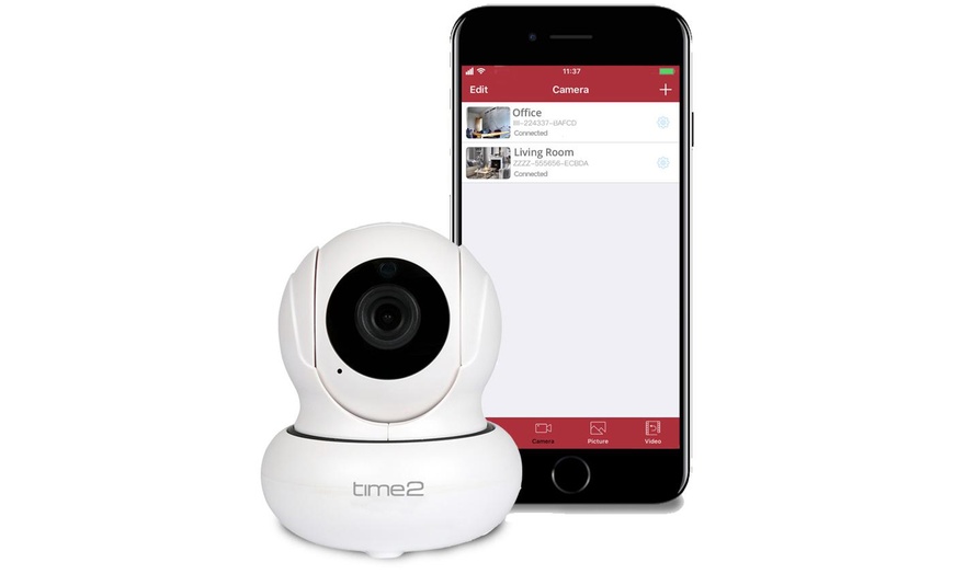 Image 1: Wireless Rotating Security Camera 