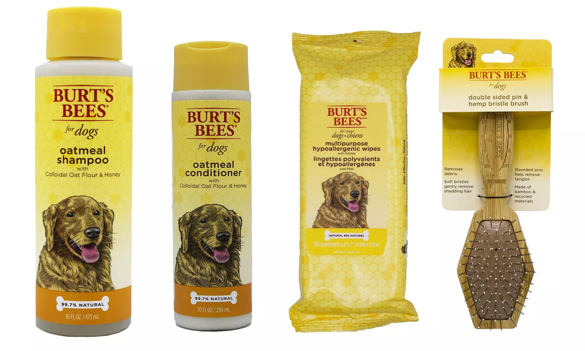 Burt's Bees Pets Set for Dogs (4-Piece) - Primary Image