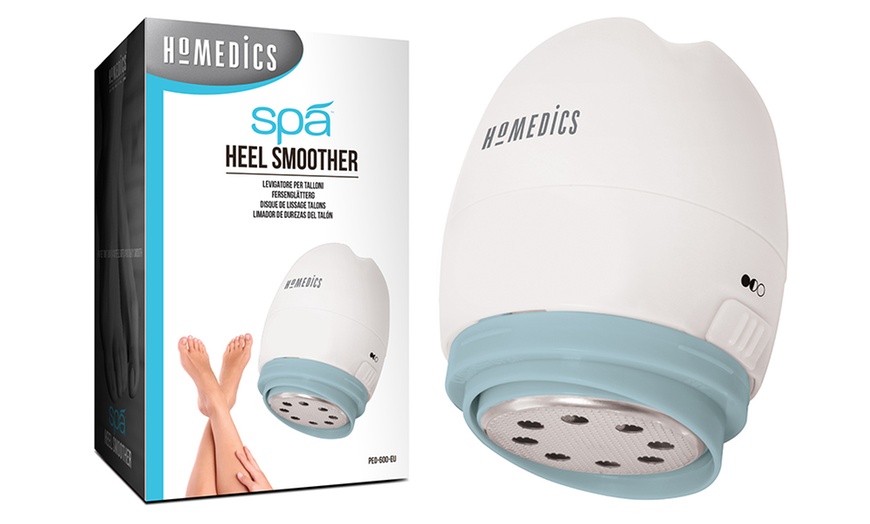 Image 1: Homedics Electric Heel Smoother