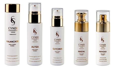 Kit prodotti capelli Cyndia Somaria, disponibili in varie tipologie