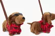 Chien en peluche marchant avec une laisse et chantant, livraison gratuite - Second Medium