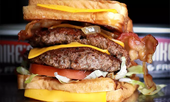 $16.50 for a Burger Meal for Two with Fries and Sodas at Mad Mike's Burgers ($24.15 Value) - Primary Image