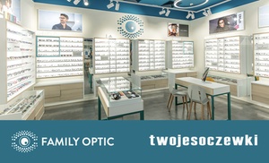 Badanie wzroku w salonie optycznym z doborem soczewek kontaktowych