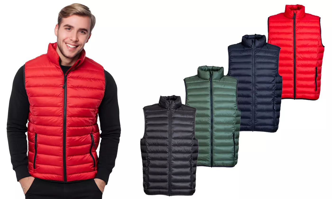 1 o 2 giubbini piumini unisex smanicati