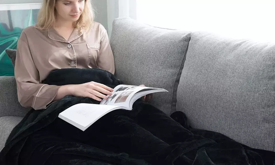 Plush 500gsm Cosy Super Soft Faux Mink Fur Blanket