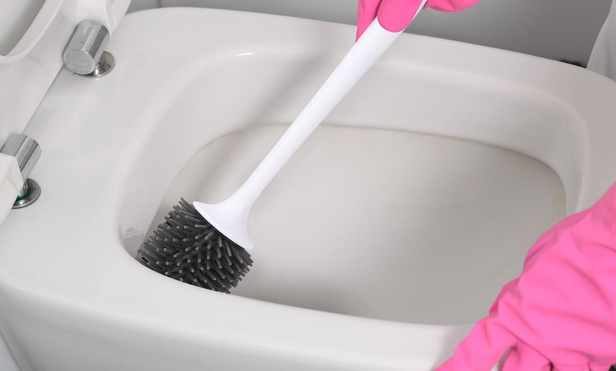 Image 9: Silicone Toilet Brush Set