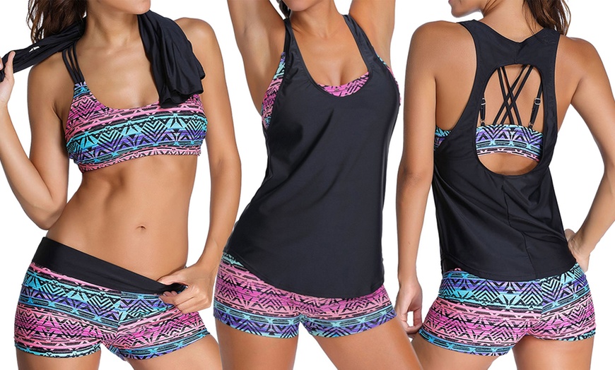 Image 5: Women's Printed Tankinis