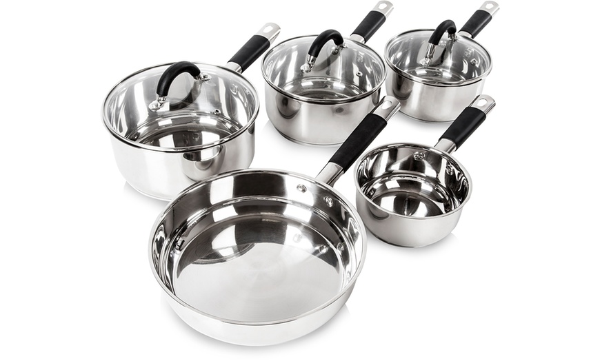 Image 1: Tower Five-Piece Pan Set