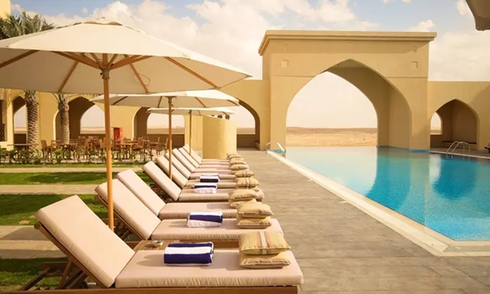 Abu Dhabi: One-Night Stay for Two with Meals and Beverages at 4* Tilal Liwa Hotel - Primary Image