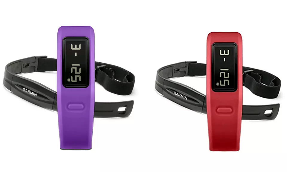 Garmin Vívofit Fitness Band with Heart-Rate Monitor in Red or Purple - Primary Image