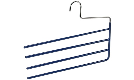 Fino a 4 grucce multiple Wenko in metallo con rivestimento antiscivolo per 4 capi