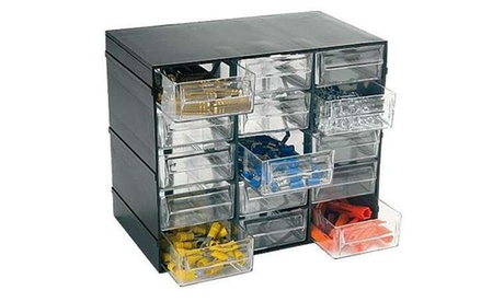 Cassettiera Artplast con 15 cassetti trasparenti