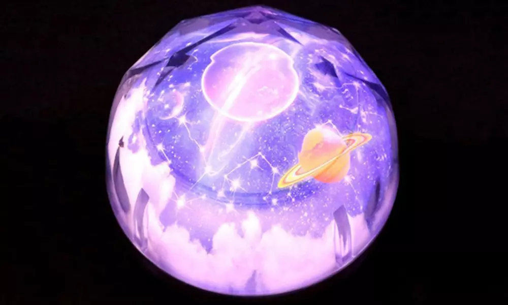 Lampe veilleuse galaxie modulable et rotative, pour enfant - Image 3
