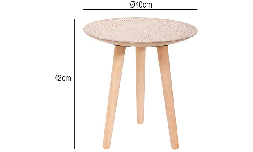 Image 9: Mesita auxiliar Thinia Home