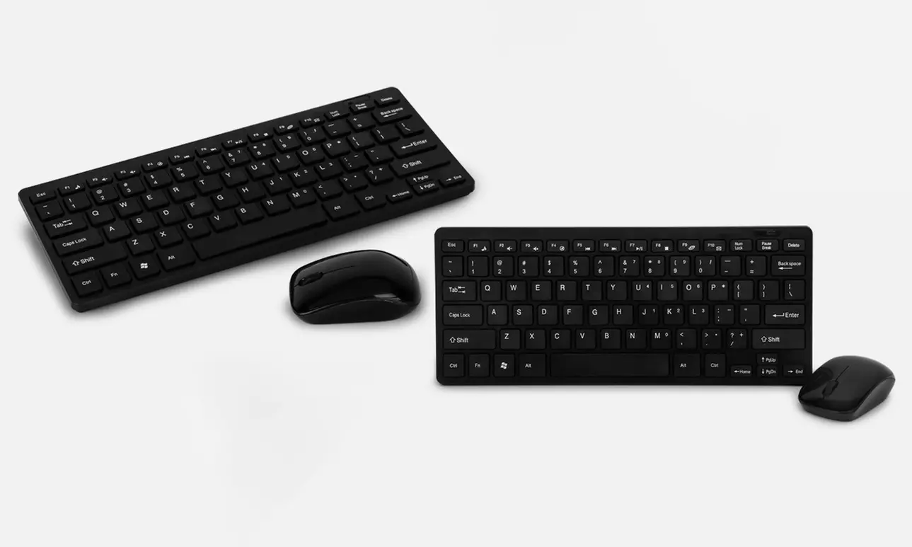 Wireless-Bluetooth-Tastatur und -Maus 2.4 GHz in der Farbe nach Wahl inkl. Versand - Second Medium