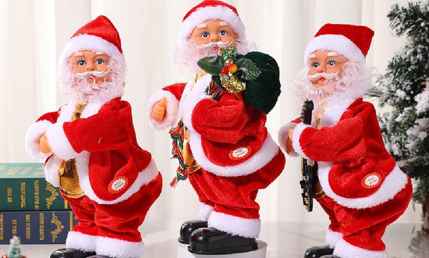 Image 6: Electric Dancing Santa Doll