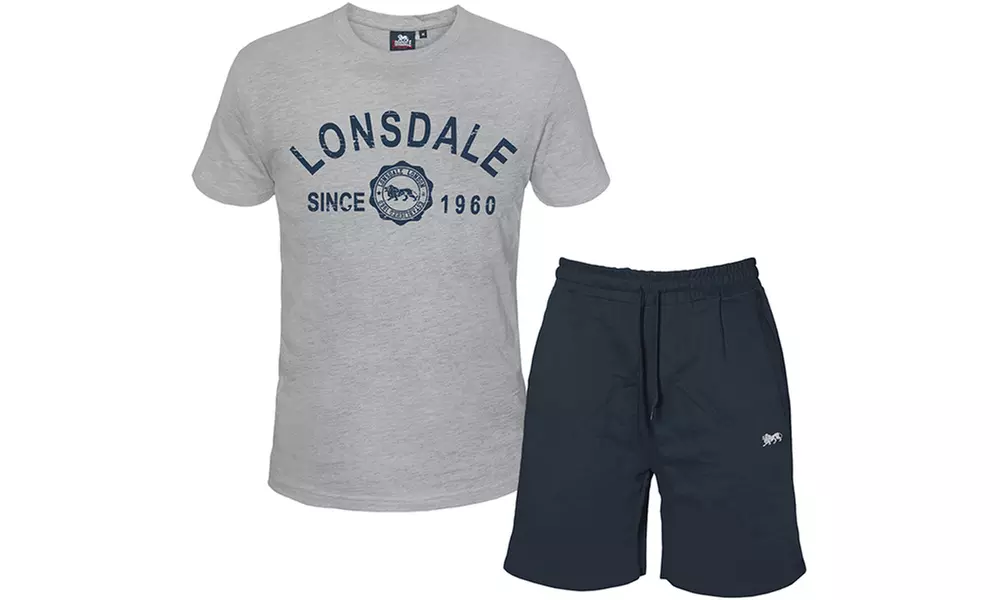 Completo uomo corto Lonsdale in cotone