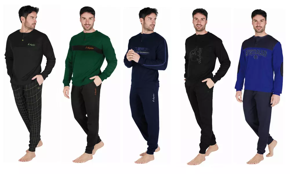 Pigiama per uomo Australian in caldo cotone