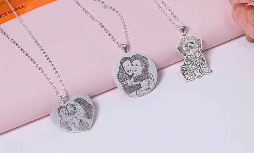 Image 2: Custom Photo Necklace from Justyling