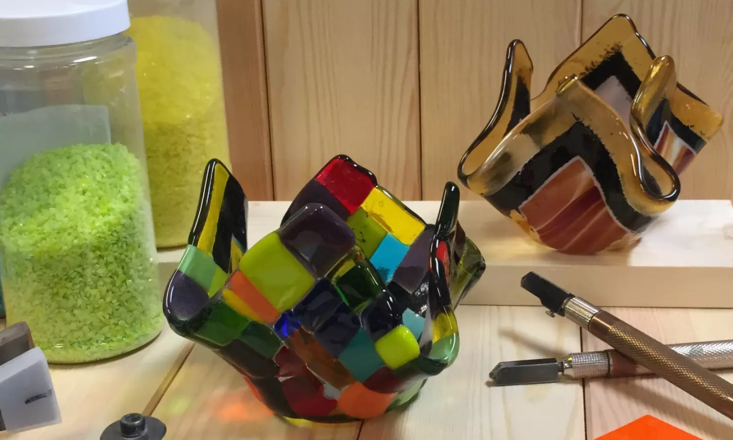 BYOB Fused Glass Workshop for One or Two at The Painted Pot (Up to 23% Off) - Primary Image