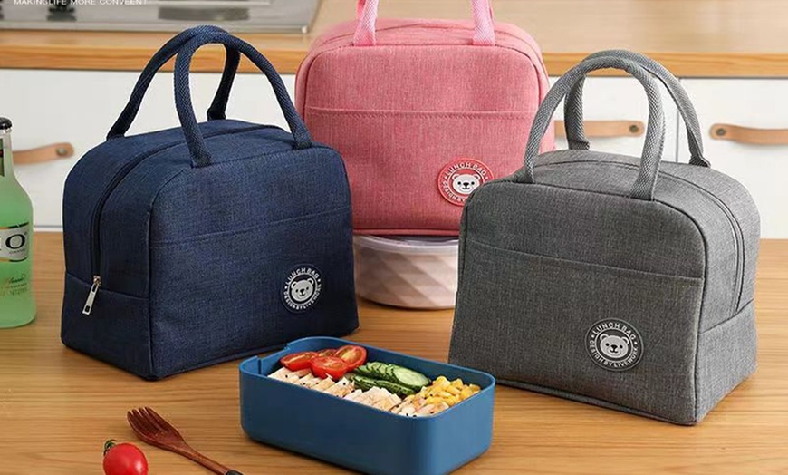 Image 1: 1x oder 2x Thermo Lunchtasche