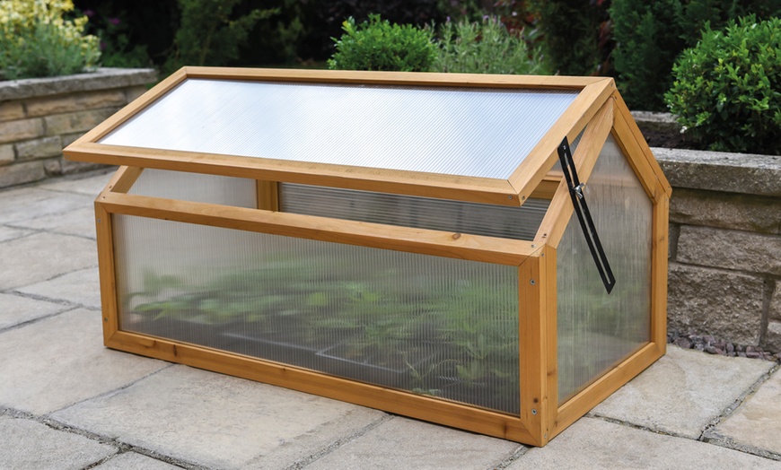 Image 2: Garden Grow Wooden Cold Frame