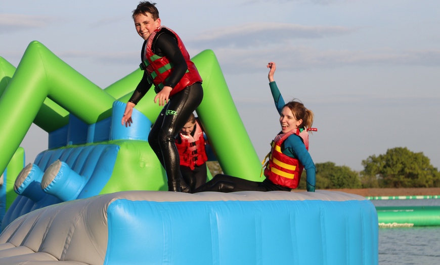 Image 15: Aqua park entry & Paddleboard combo at West Country Water Park